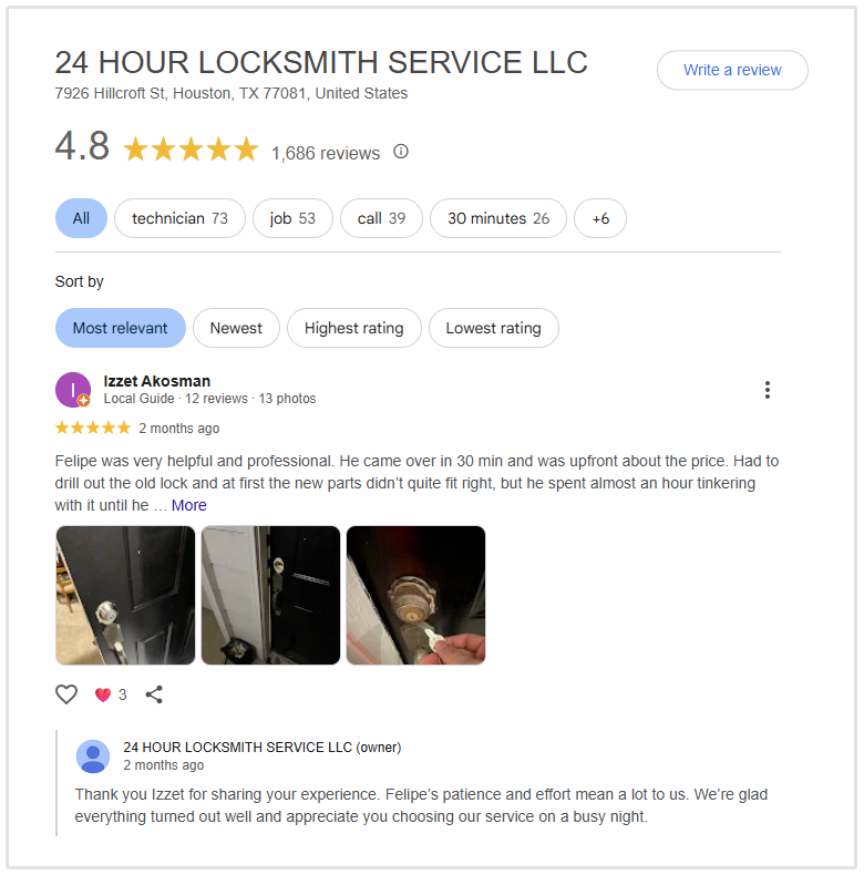 Avis Google
